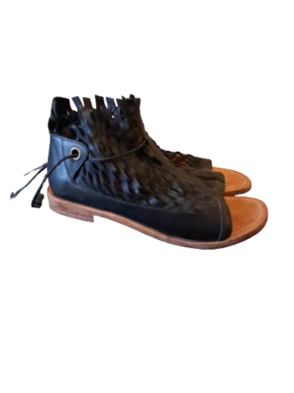 John Fluevog Rivers Acre Hybrid Bootiie-Sandals, Size 9.5